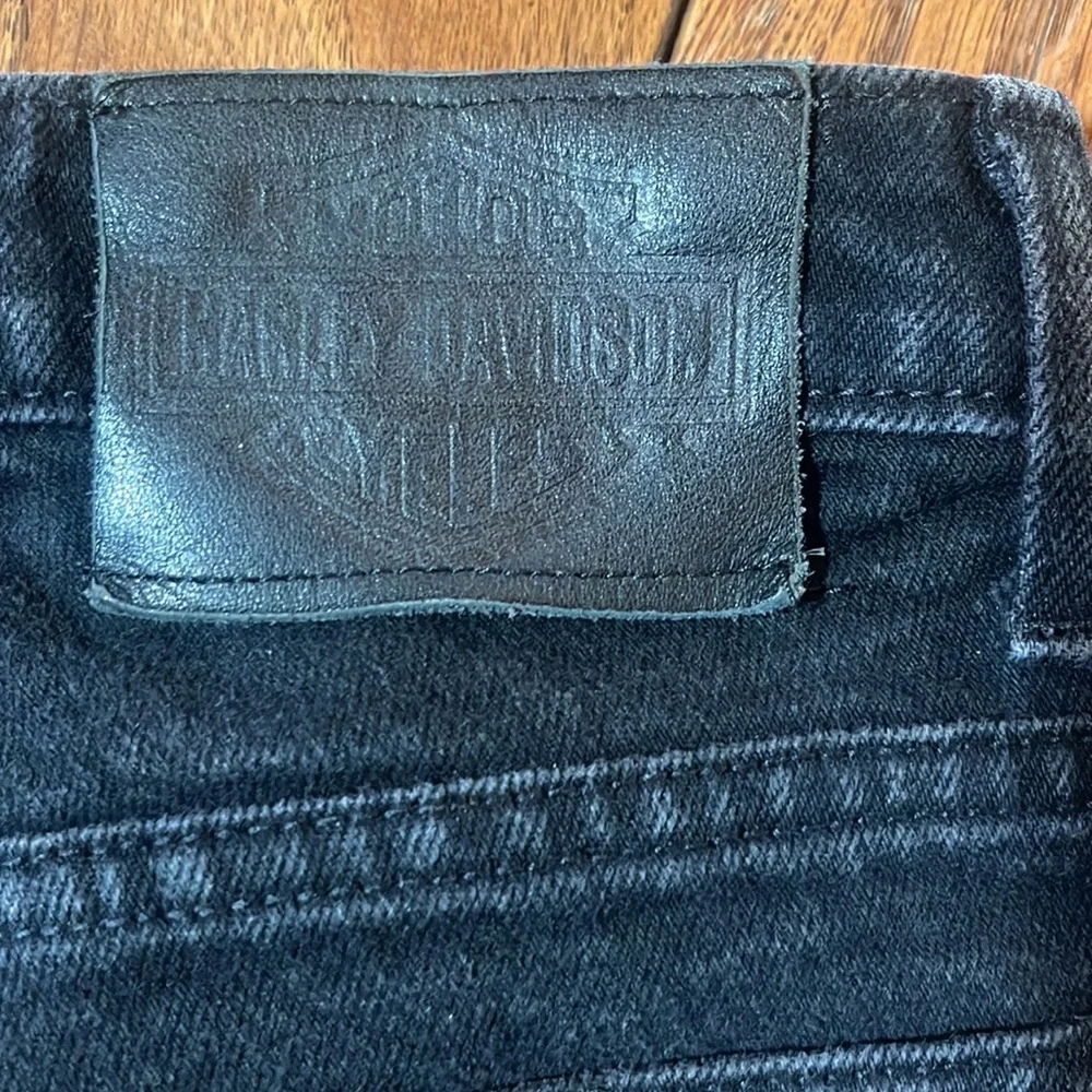 Harley Davidson women’s jeans, black, size 4